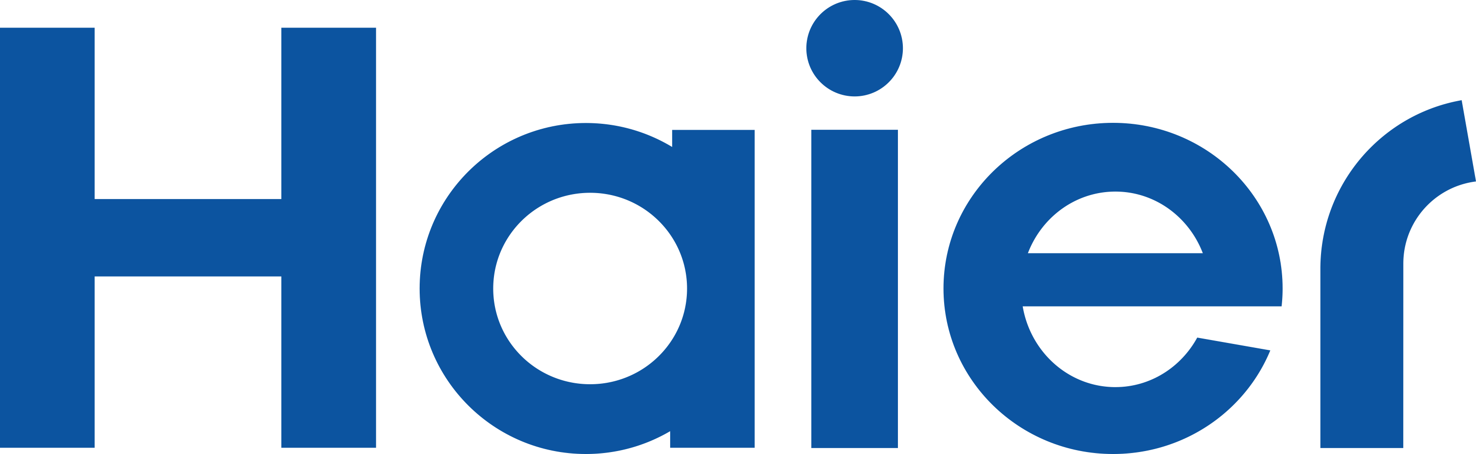 HAIER logo BLUE