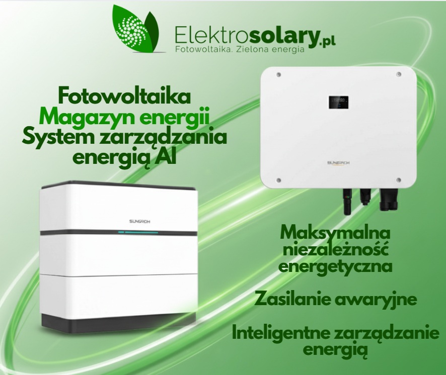 Fotowoltaika z magazynem energii, zasilaniem awaryjnym i systemem zarządzania energią